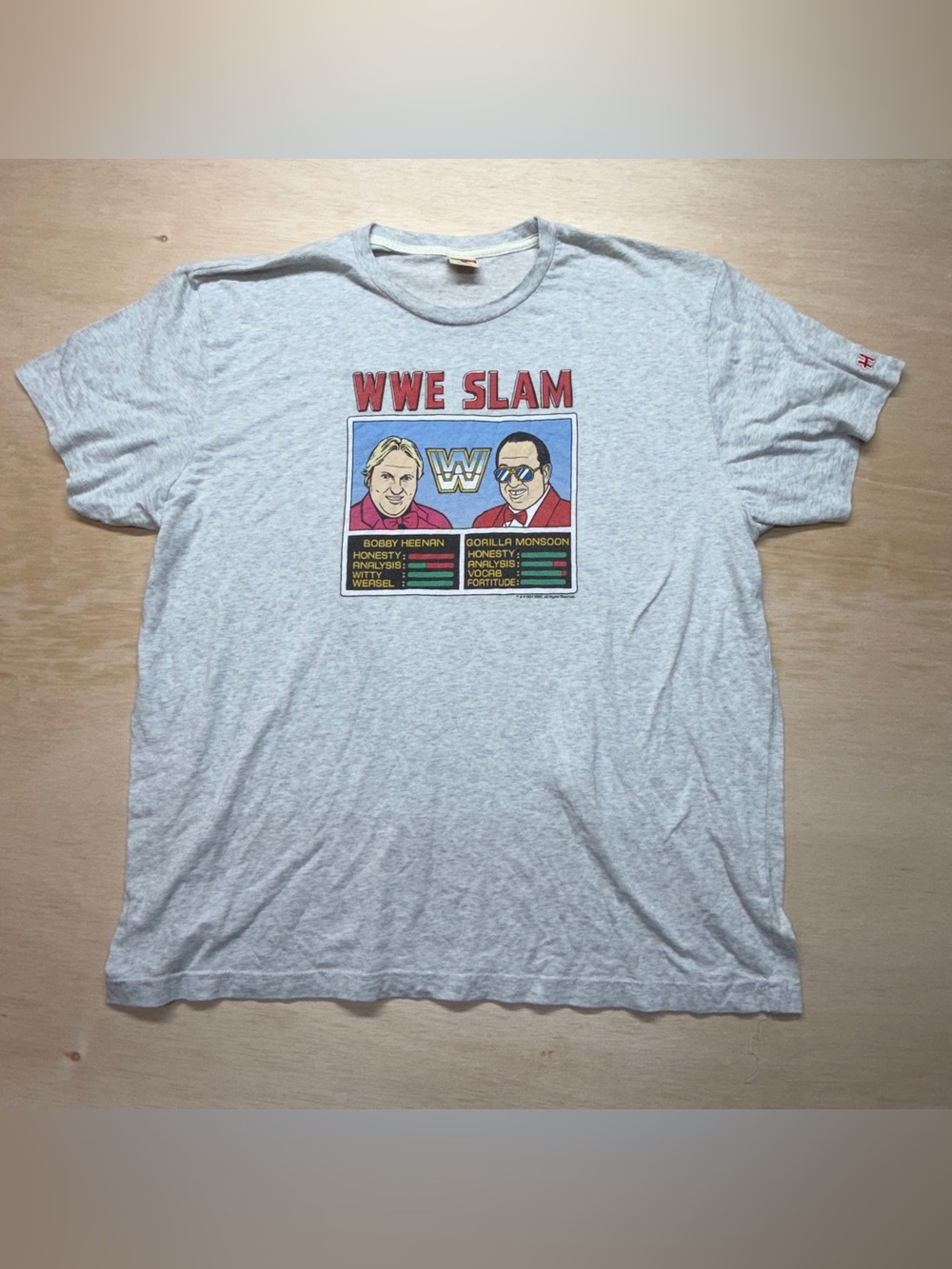Homage T Shirt 3XL Mens WWE Prime Time Wrestling Bobby Heenan Gorilla Monsoon